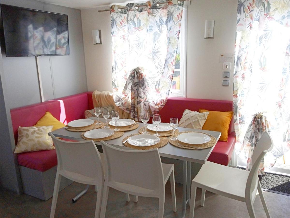 Mobil Home-Les Lins Bleus Biville-sur-Mer ภายนอก รูปภาพ