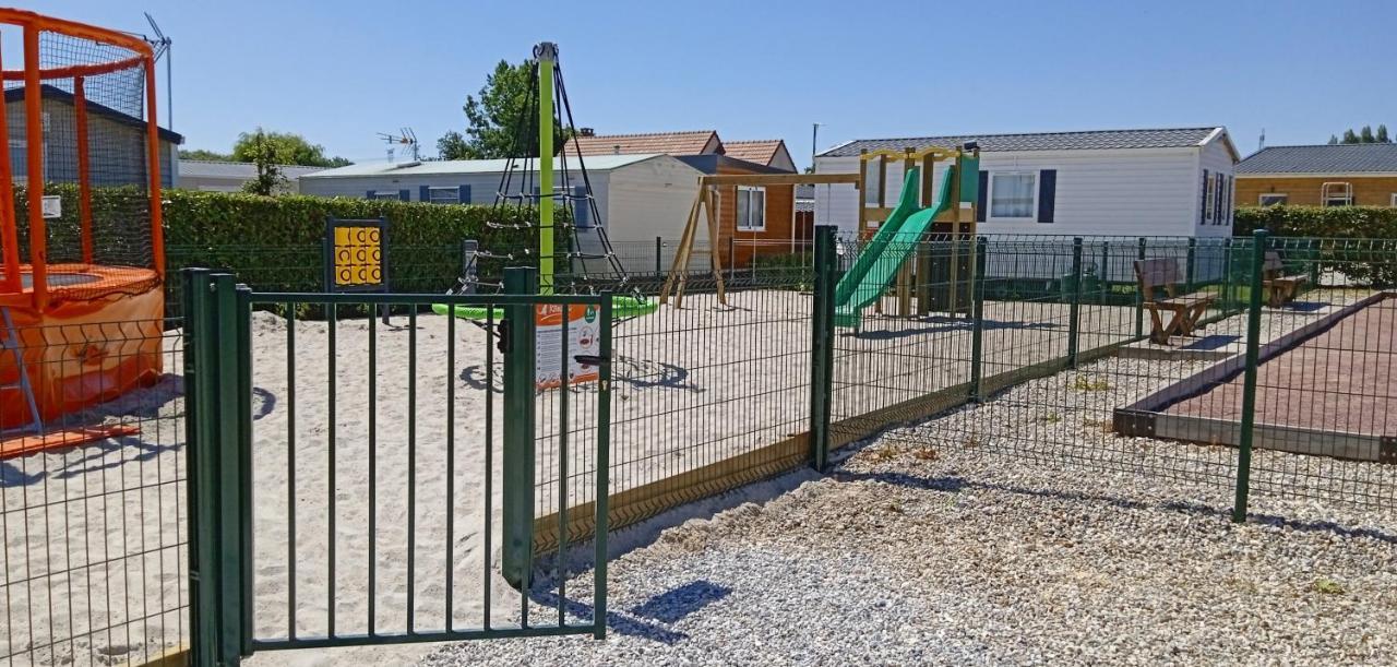 Mobil Home-Les Lins Bleus Biville-sur-Mer ภายนอก รูปภาพ